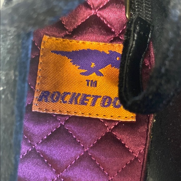 Rocket Dog Black Velvet Heels with Ruffle Accent – Size 8.5 - Picture 2 of 8